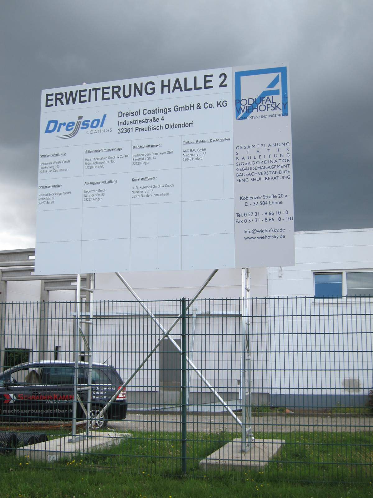 Bauschildsysteme Preußisch Oldendorf